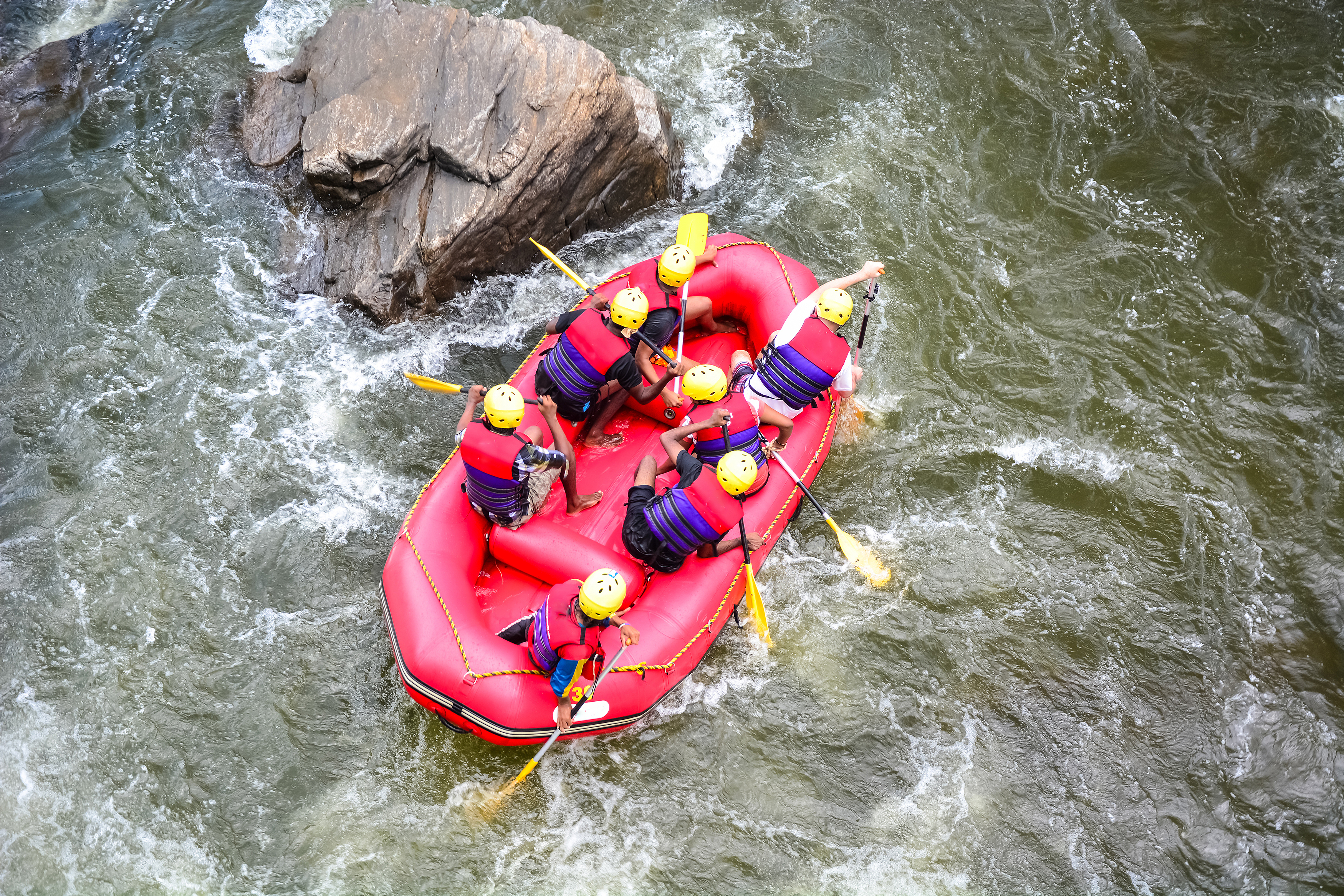 Çayda gəzmə: Ubudun məşhur yerlərinə ekskursiya ilə coşqun suda rafting.